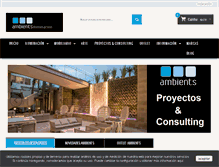 Tablet Screenshot of ambientsiluminacion.com